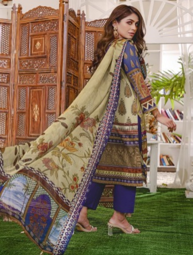 embroidered lawn embroidery boarder bamber chiffon dupatta