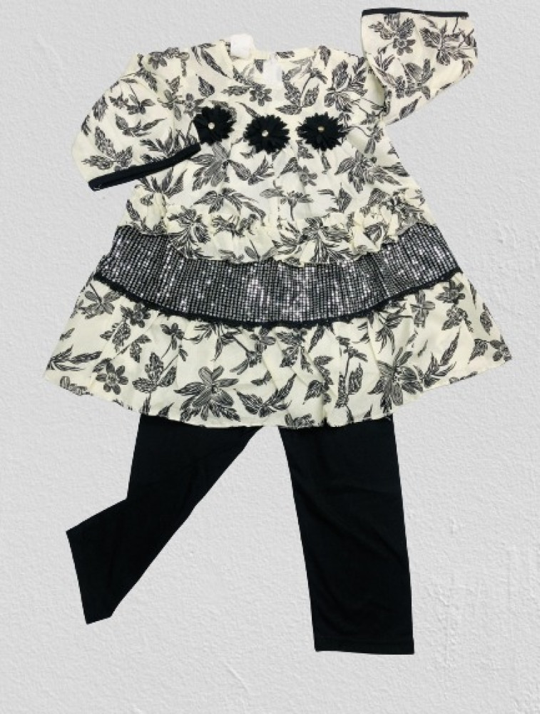 baby digital print soft cotton frock.