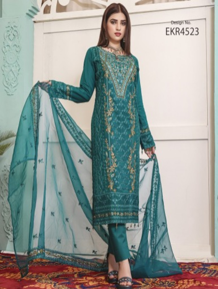 embroidered lawn dupatta heavy hand work shirt