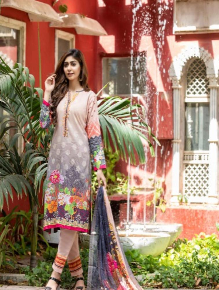 lawn shirt chiffon bamber dupatta trouser