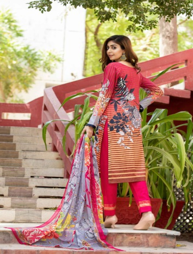 lawn shirt chiffon bamber dupatta