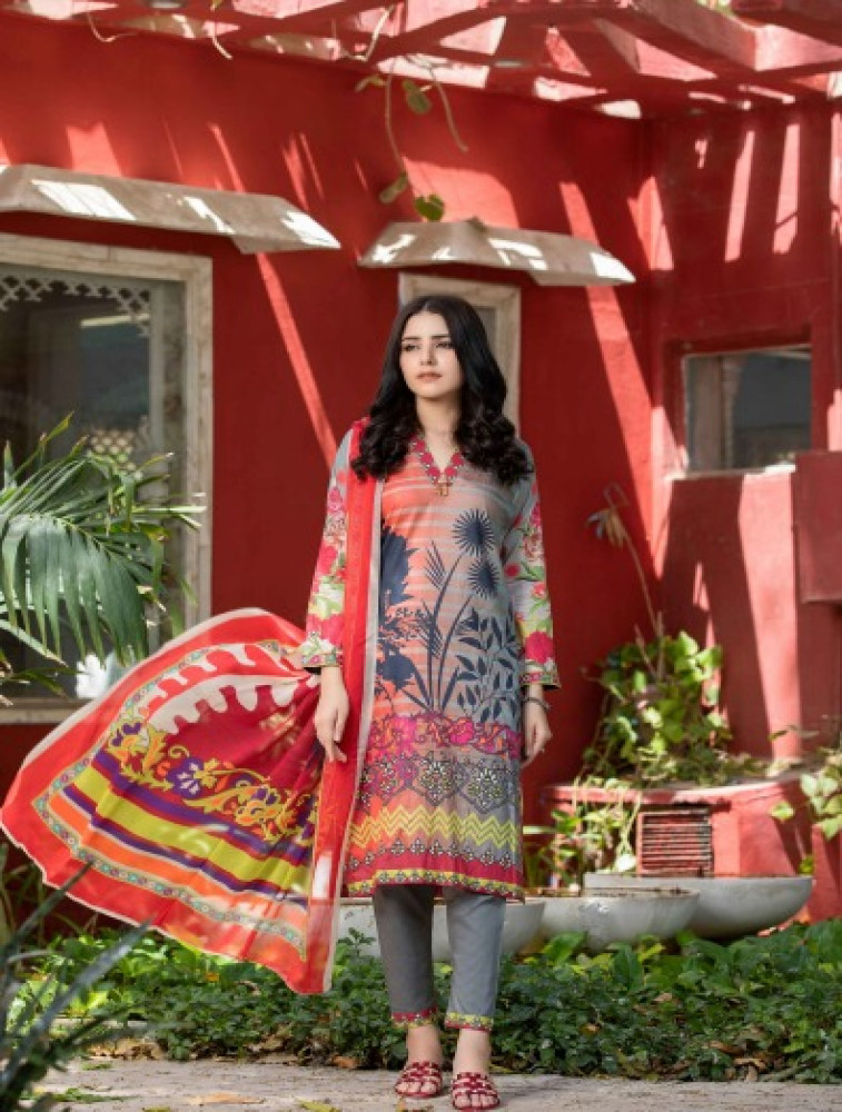 lawn shirt chiffon bamber dupatta