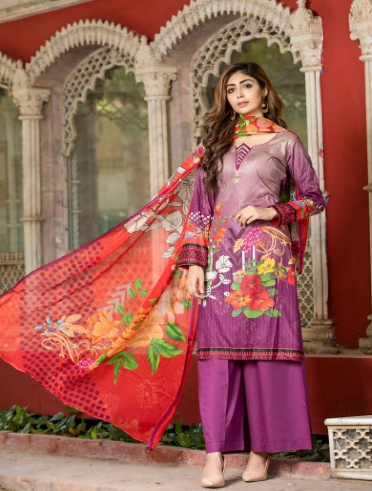 lawn shirt chiffon bamber dupatta