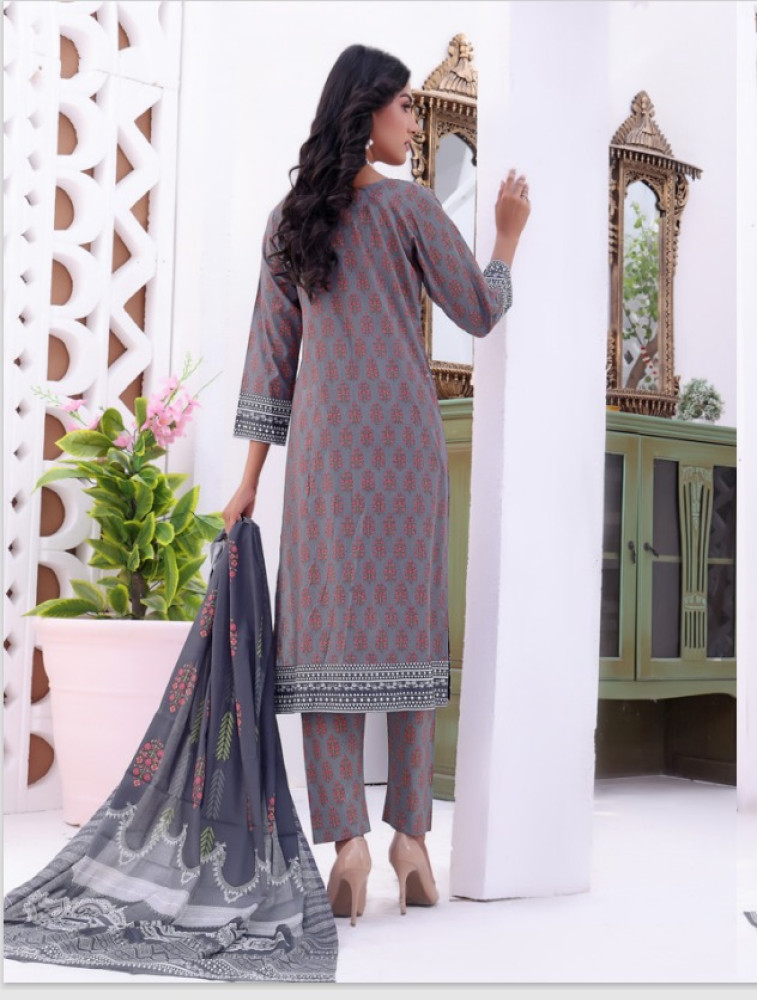 premium digital print lawn dupatta shirt & trouser