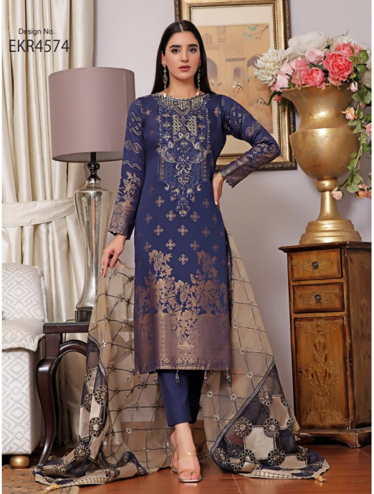 embroidered lawn jacquard fancy heavy embroidered hand work dupatta