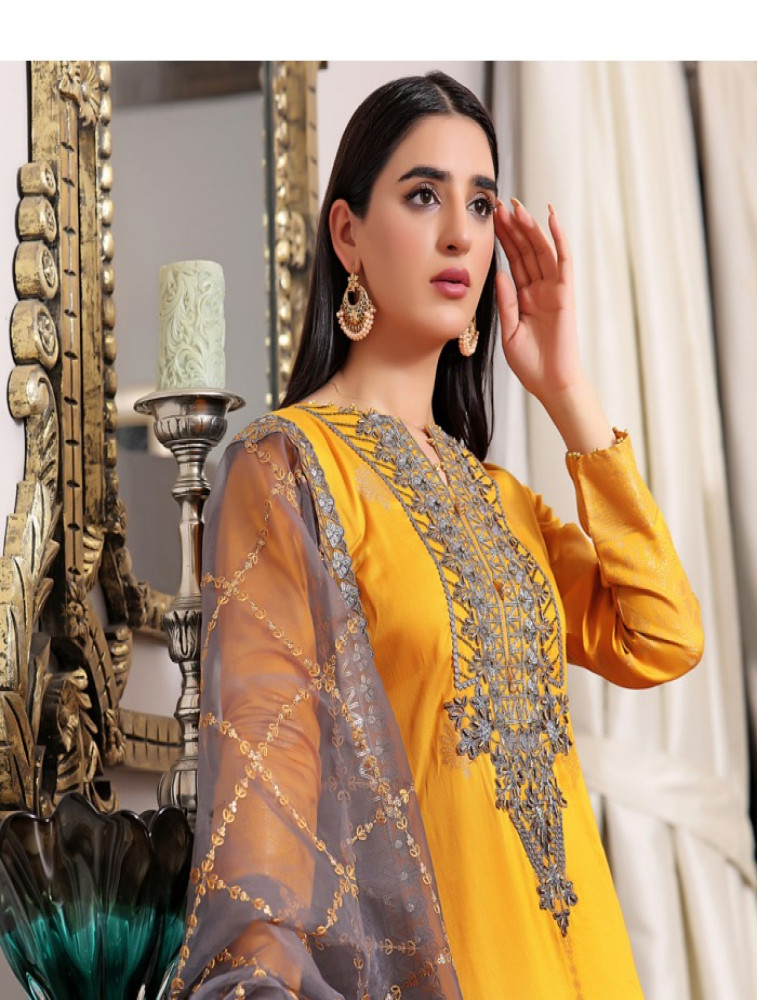 embroidered lawn jacquard embroidered hand work dupatta